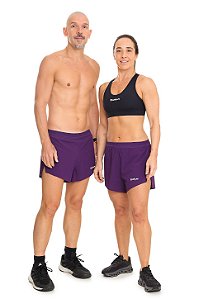 SHORT PERFORMANCE CORTE A LASER BOLSO 2.0 ROXO