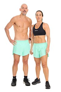 SHORT PERFORMANCE CORTE A LASER BOLSO 2.0 VERDE ÁGUA