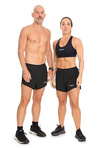 SHORT PERFORMANCE CORTE A LASER BOLSO 2.0 PRETO