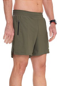 Bermuda dupla masculina 2.0 Verde Militar