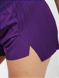 Short Top Run DinamycFit 3.0 Corte a Laser Roxo