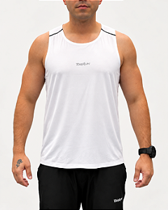 Regata Masculina Dry Performance Top Run Branca