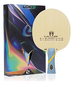 Raquete Classica Profissional Loki Kirin K5 All Round Plus Tênis Mesa