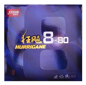 Borracha DHS Hurricane 8-80 Profissional Pegajosa Tênis Mesa
