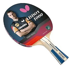 Raquete Clássica Butterfly Tênis De Mesa Addoy 1000 Aprovado ITTF