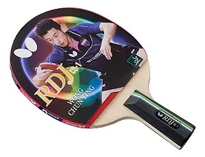 Raquete Butterfly Caneta Chinesa RDJ CS1 Aprovado ITTF Tênis de Mesa