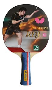 Raquete Classica Butterfly Fan Zhendong Profissional Tênis Mesa RDJ S2 ITTF