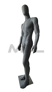 Manequim Masculino Evolution Cinza