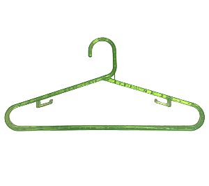 Cabide Acrílico Fino Verde