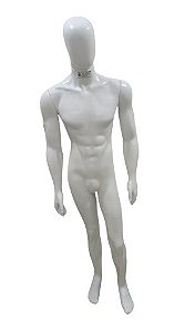 Manequim Masculino Fitness Branco