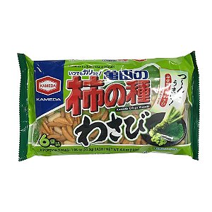 Salgadinho de Arroz Kaki No Tane Wasabi Kameda