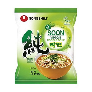 Macarrão Instantâneo Coreano Vegetais Soon Veggie Ramyun Noodle Nongshim