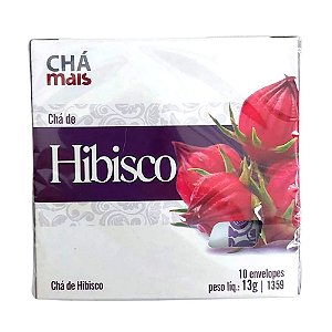 Chá de Hibisco 10 sachês Chá Mais