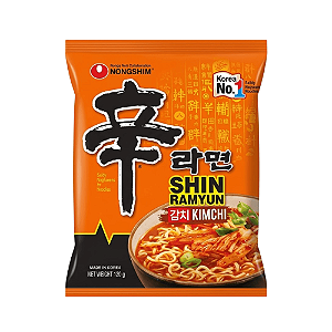 Macarrão Instantâneo Coreano Sabor Kimchi Lamen Nongshim