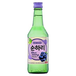 Bebida Coreana Soju Blueberry Chum Churum 360ml Lotte