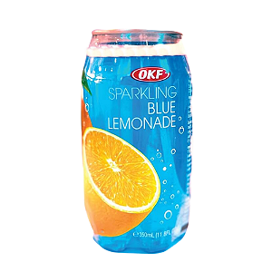 Bebida Gaseificada de Limão Azul Sparkling Blue Lemonade OKF
