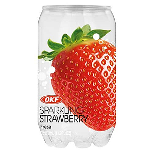 Bebida Gaseificada de Morango Sparkling Strawberry OKF