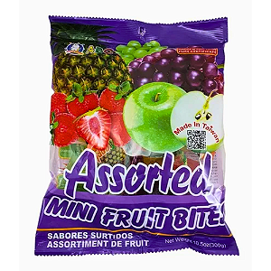 Gelatina de Frutas Sortidas com Coco ABC Assorted Mini Fruit Bites
