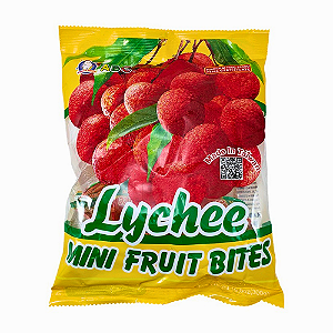 Gelatina Sabor Lichia com Coco ABC Lychee Mini Fruit Bites