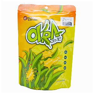 Salgadinho de Quiabo Crocante Okra Salt Mush Garden – Snack Vegano