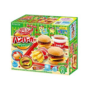 Doce Instantâneo Japonês - Hamburguer Snack - Kracie Popin Cookin