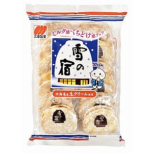 Biscoito de Arroz Sembei Yuki no Yado Sanko