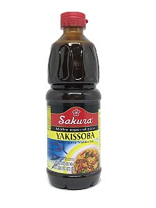 Molho para Yakisoba 500ml Sakura – Sabor Equilibrado e Pronto para Uso