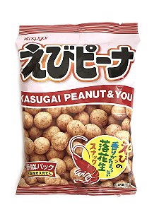Salgadinho de Camarão 85g Kasugai Ebi Peanuts