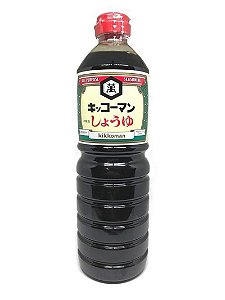 Molho de Soja Shoyu Koikuchi Kikkoman - Frasco 1 litro