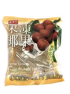 Gelatina Sabor Lichia com Coco 280g Coconut Jelly