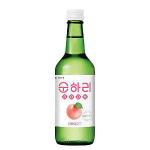 Soju Coreano Pêssego Chum Churum 360ml – Frutado e Suave