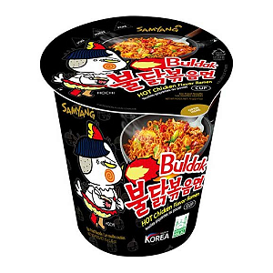 Macarrão Coreano Hot Chicken Cup Samyang – Clássico Picante e Prático