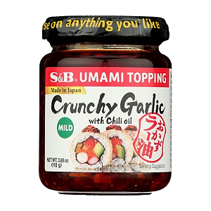 Crunchy Garlic com Óleo de Pimenta S&B 110g – Crocante e Picante