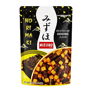 Norimaki Biscoito de Arroz com Molho de Soja Mizuho – Crocante e Salgadinho Oriental