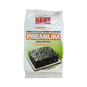 Alga Marinha Temperada Okazu Nori Original 4g Dae Chun Gim – Crocante e Levemente Salgada