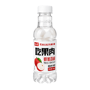 Bebida de Fruta Sabor Lichia com Mel e Nata de Coco 450ml – Refrescante e Texturizada