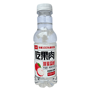 Bebida de Fruta Sabor Lichia com Mel e Nata de Coco 450ml – Refrescante e Texturizada