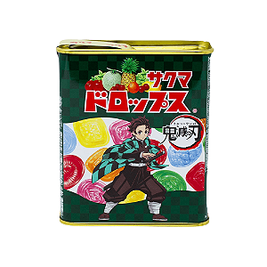 Bala de Frutas Sortidas Demon Slayer Candy Drops Sakuma – Lata Colecionável Japonesa
