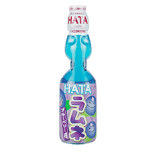 Bebida Ramune Blueberry Hata – Refrigerante Japonês com Sabor de Mirtilo