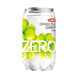 Refrigerante de Uva Verde Zero Açúcar Sparkling Grape OKF – Bebida Gaseificada Zero Açúcar