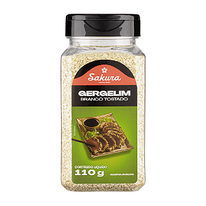 Gergelim Branco Torrado Sakura 110g – Semente Crocante e Aromática