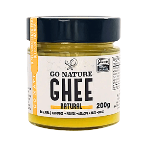 Ghee Natural Go Nature 200g – Puro e Versátil