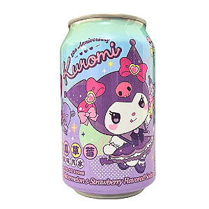 Refrigerante Kuromi Melancia e Morango 330ml – Divertido e Refrescante