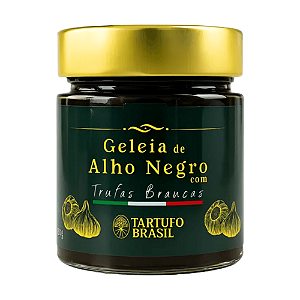 Geleia de Alho Negro com Trufas Brancas Tartufo Brasil – Gourmet e Sofisticada