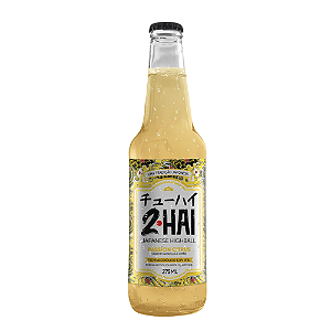 Bebida Alcoólica 2HAI Maracujá e Limão Japanese Highball Passion Citrus – Refrescante e Cítrica 275ml