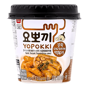 Topokki Coreano Sabor Teriyaki com Alho 120g Young Poong – Sabor Intenso e Aromático