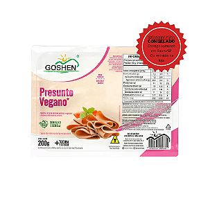 Presunto Vegano Fatiado Goshen 200g Congelado