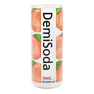 Bebida Coreana DemiSoda Peach – Sabor Pêssego Refrescante