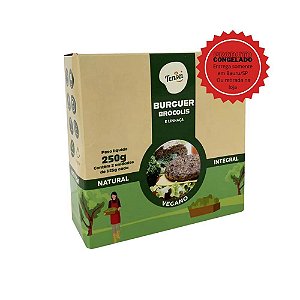 Hambúrguer Vegano de Brócolis e Linhaça Tensei 250g Congelado
