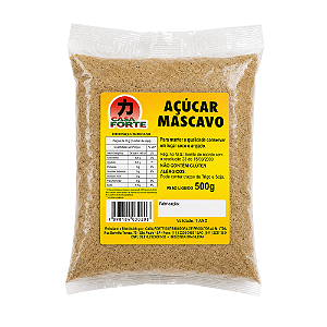 Açúcar Mascavo Casa Forte 500g – Natural e Sem Refinamento